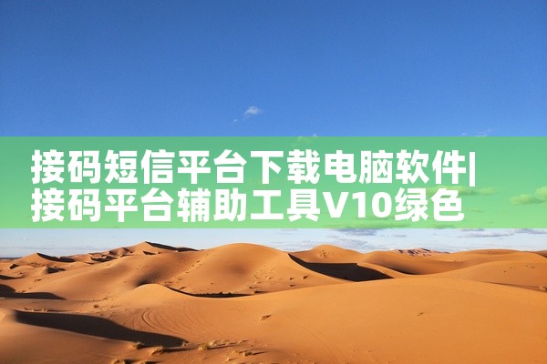 接码短信平台下载电脑软件